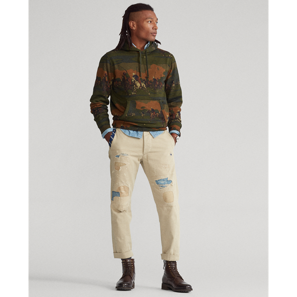 Polo Match Print Equestrian-Print Fleece Hoodie Polo Ralph Lauren 4