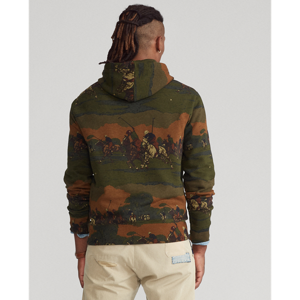 Polo Match Print Equestrian-Print Fleece Hoodie Polo Ralph Lauren 5