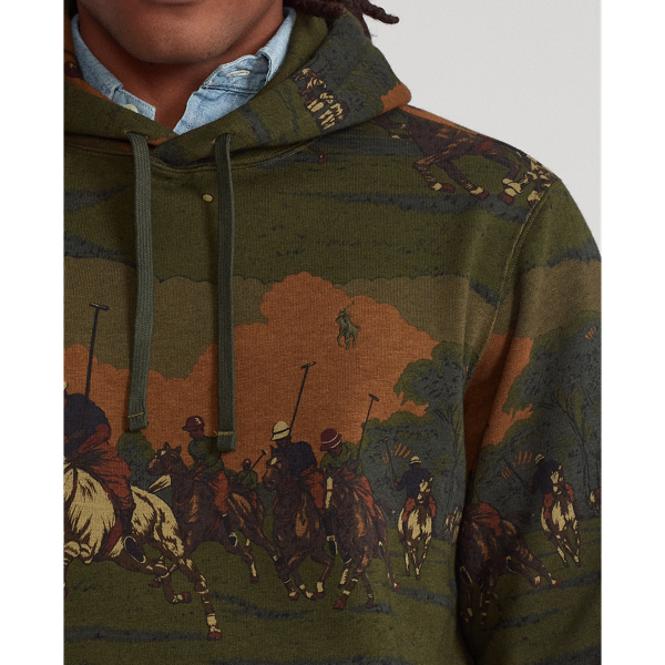 Polo Match Print Equestrian-Print Fleece Hoodie Polo Ralph Lauren 6