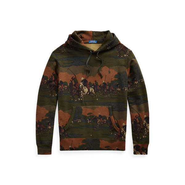 Equestrian-Print Fleece Hoodie Polo Ralph Lauren 1
