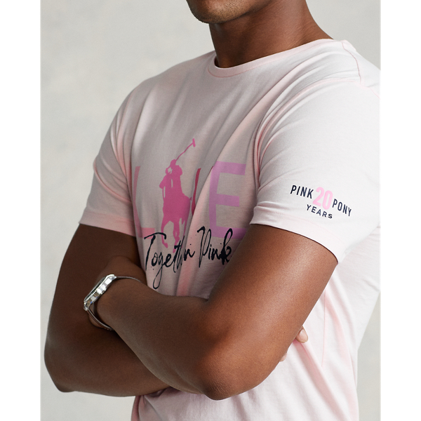 Love Pink Pink Pony Custom Slim Fit T-Shirt Pink Pony 6