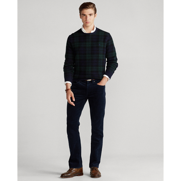 Blackwatch Plaid Black Watch Wool Sweater Polo Ralph Lauren 4