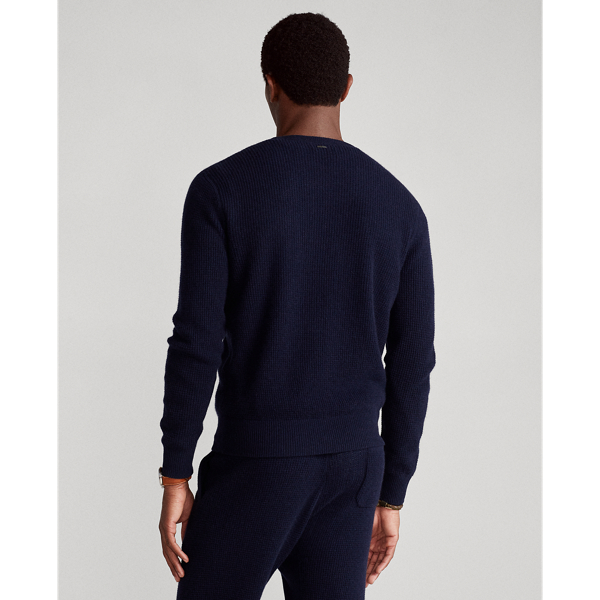 Washable Cashmere Crewneck Sweater Polo Ralph Lauren em Hunter Navy 6