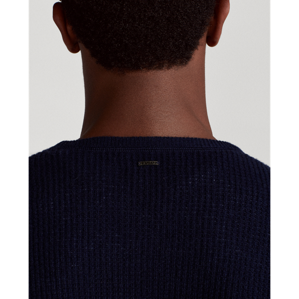 Washable Cashmere Crewneck Sweater Polo Ralph Lauren em Hunter Navy 7