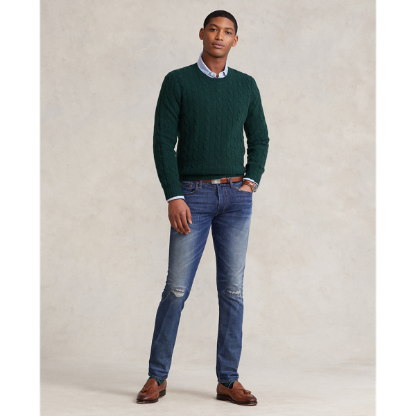 Moss Agate The Iconic Cable-Knit Cashmere Jumper Polo Ralph Lauren 4