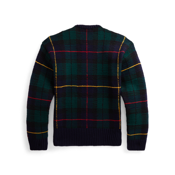 Pull &eacute;cossais en m&eacute;rinos m&eacute;lang&eacute; Polo Ralph Lauren en Motif &eacute;cossais Gordon 2