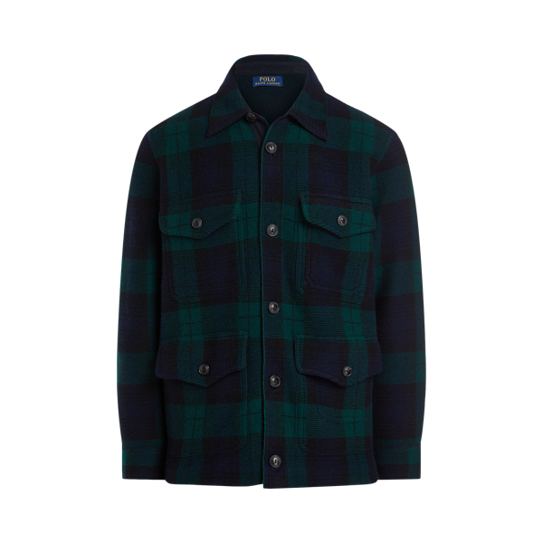 Tartan Wool Jumper Jacket Polo Ralph Lauren 1
