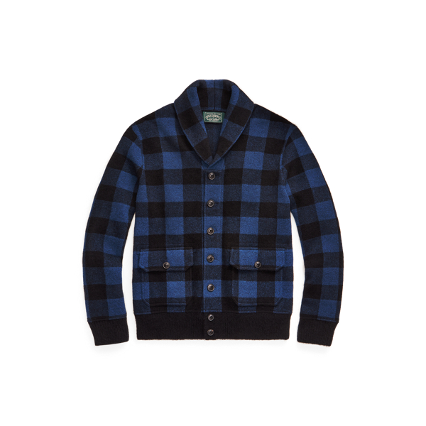 Buffalo Check Skeet Cardigan Polo Ralph Lauren em 1
