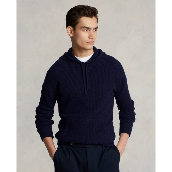 Polo cashmere hoodie online