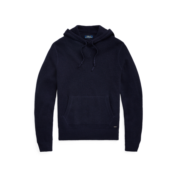 Hunter Navy Washable Cashmere Hooded Sweater Polo Ralph Lauren 2