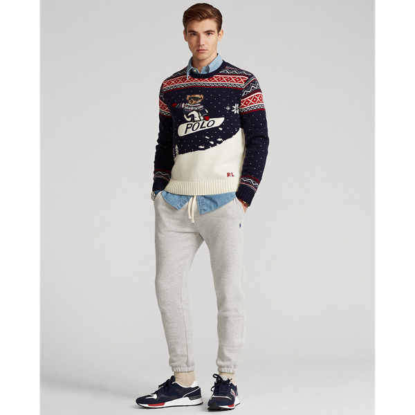 Navy Ski Bear Snowboarding Bear Jumper Polo Ralph Lauren 3