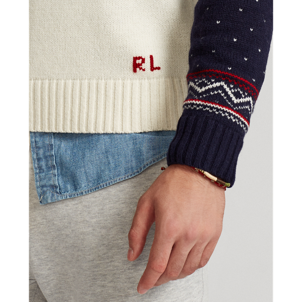 Navy Ski Bear Snowboarding Bear Jumper Polo Ralph Lauren 6