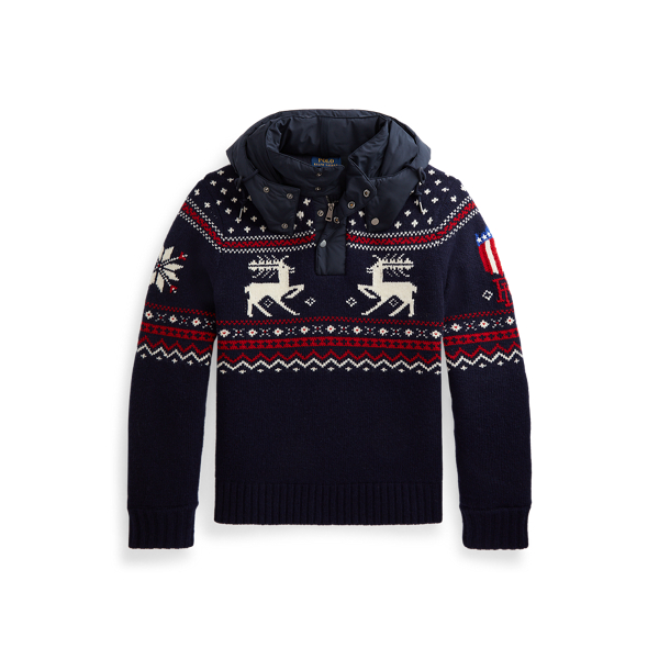 Kapuzenpullover mit Rentier Polo Ralph Lauren in 1