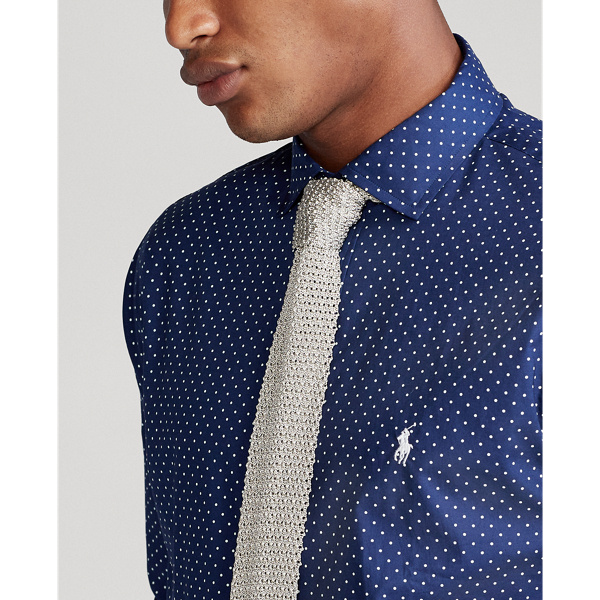 All Over Dot Dot-Print Poplin Shirt Big & Tall 5