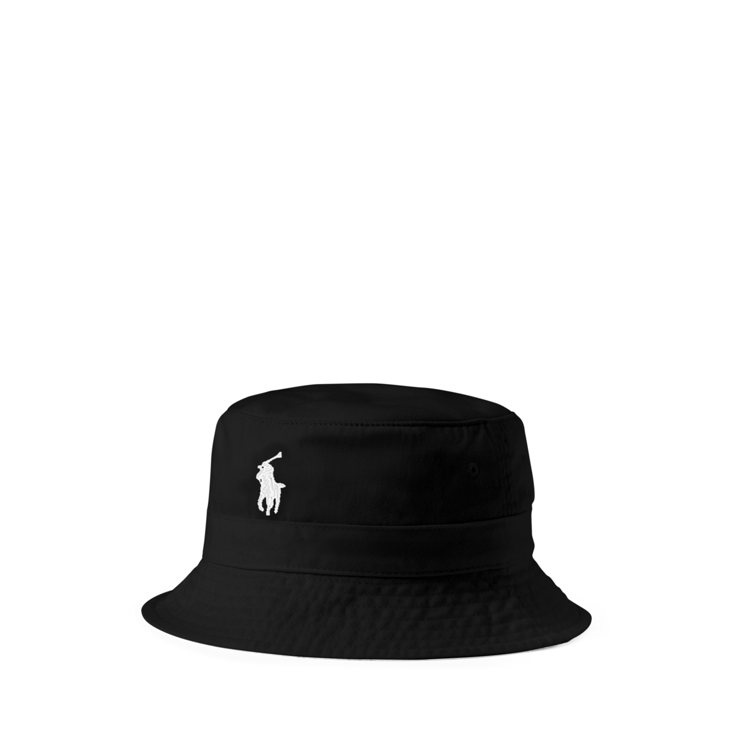 Мужские головные уборы Ralph Lauren Cotton Chino Bucket Hat, цвет: Чёрный — фото 3