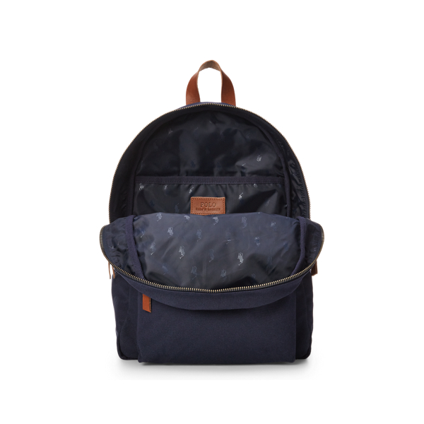 Navy Polo Bear Canvas Backpack Polo Ralph Lauren 5