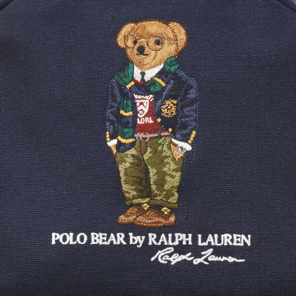 Navy Polo Bear Canvas Backpack Polo Ralph Lauren 6