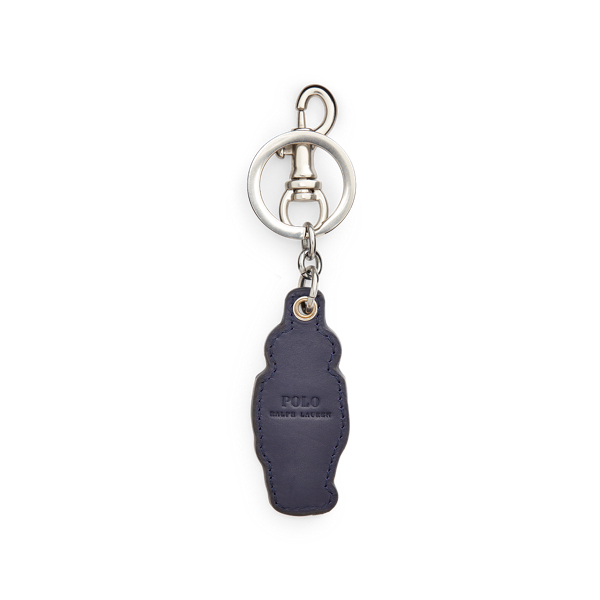 Navy Polo Bear Leather Key Fob Polo Ralph Lauren 2