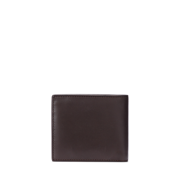 Brown Leather Billfold Wallet Polo Ralph Lauren 2