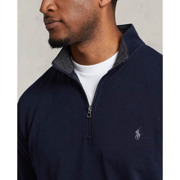 Luxury Jersey Quarter Zip Pullover