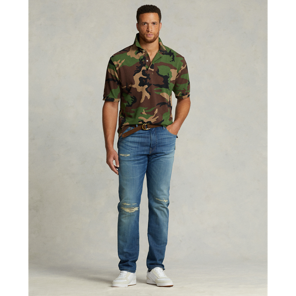 Camo-Print Mesh Polo Shirt for Men | Ralph Lauren® IN