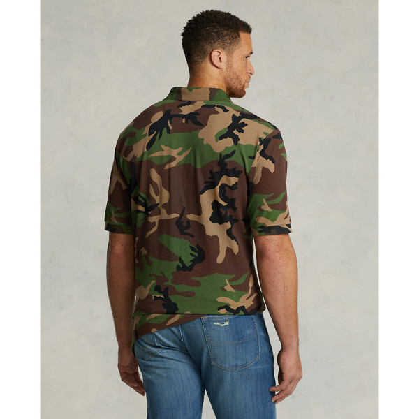 Camo-Print Mesh Polo Shirt for Men | Ralph Lauren® CO