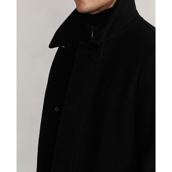 Black Layered-Effect Car Coat Polo Ralph Lauren 6