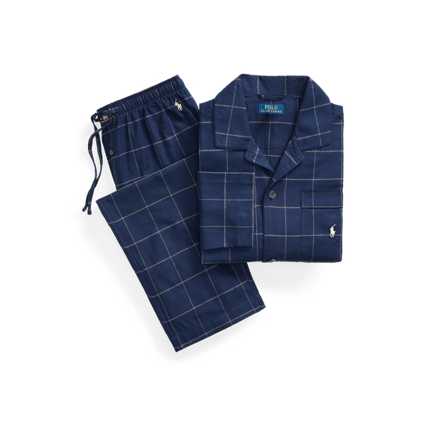 Window Pane Plaid Plaid Flannel Sleep Set Polo Ralph Lauren 1