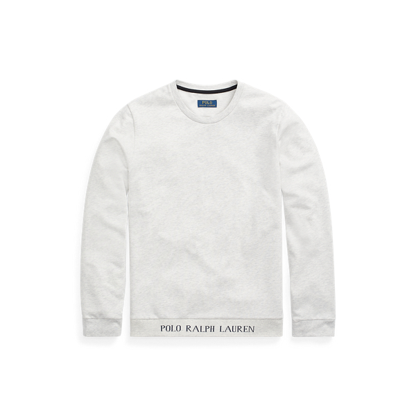 Cotton-Blend Crewneck Sleep Shirt Polo Ralph Lauren 1