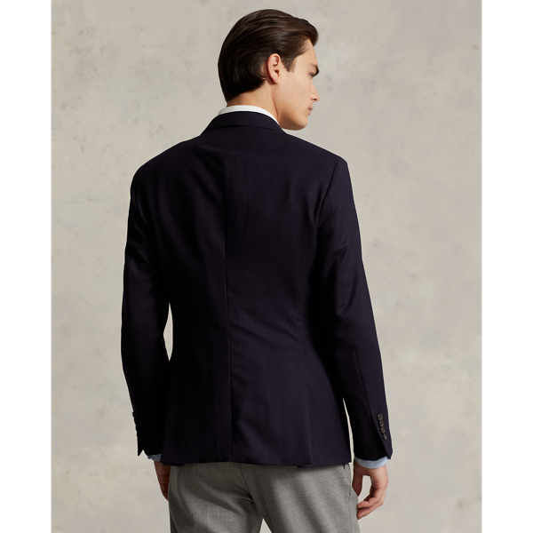 Navy Polo Doeskin Double-Breasted Blazer Polo Ralph Lauren 4