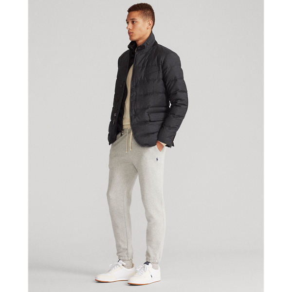 Onyx Heather Layered-Effect Down Jacket Polo Ralph Lauren 4