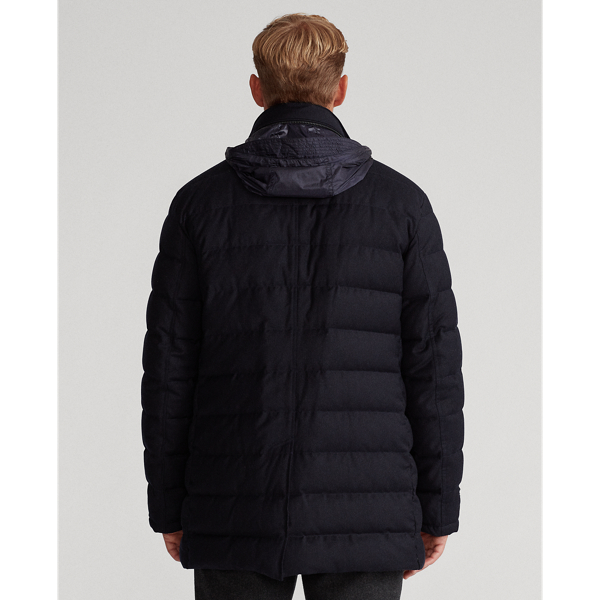 Collection Navy Layered-Effect Down Walking Coat Polo Ralph Lauren 5