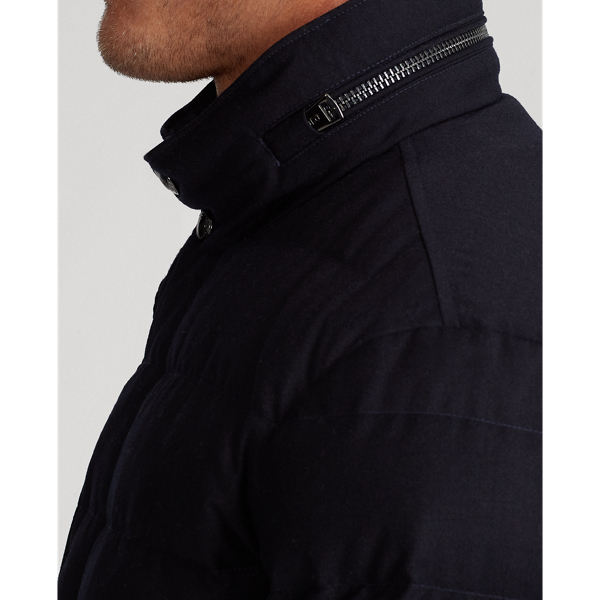Collection Navy Layered-Effect Down Walking Coat Polo Ralph Lauren 7