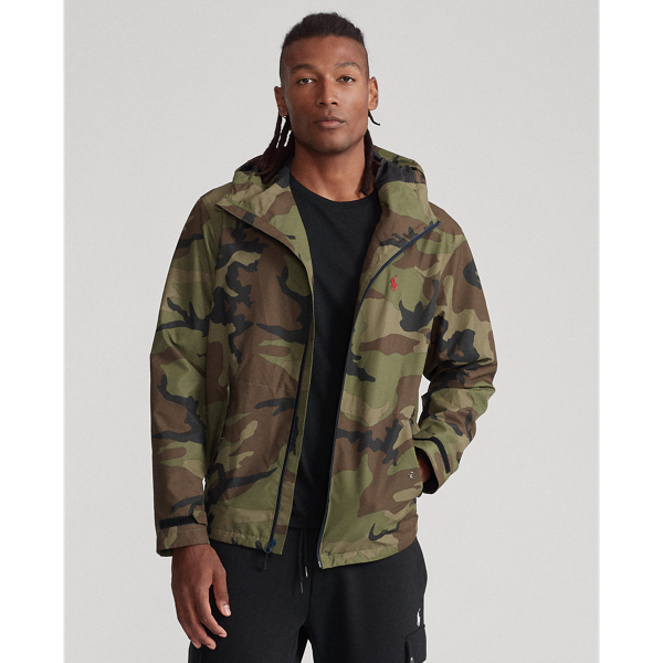 Ralph lauren camo hooded utility jacket hotsell