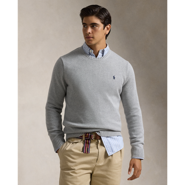 Ralph lauren mens grey jumper on sale