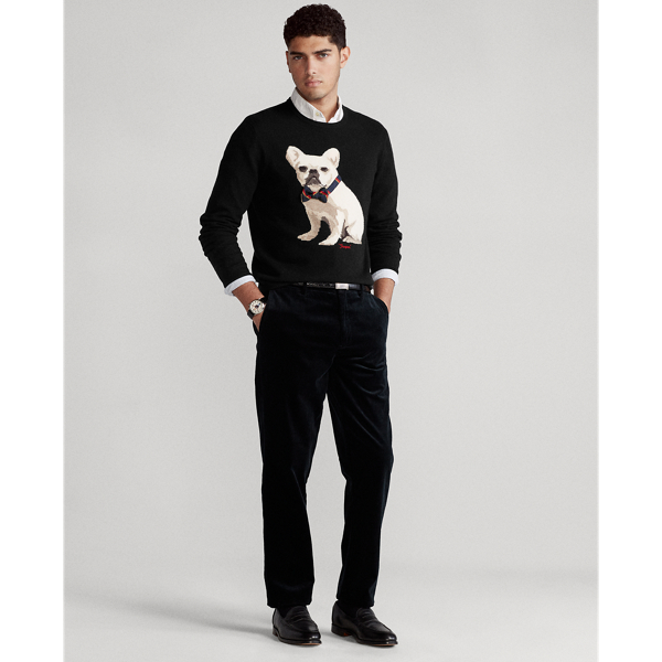 Kaschmirpullover mit Hundemotiv Polo Ralph Lauren in Schwarz multi 4