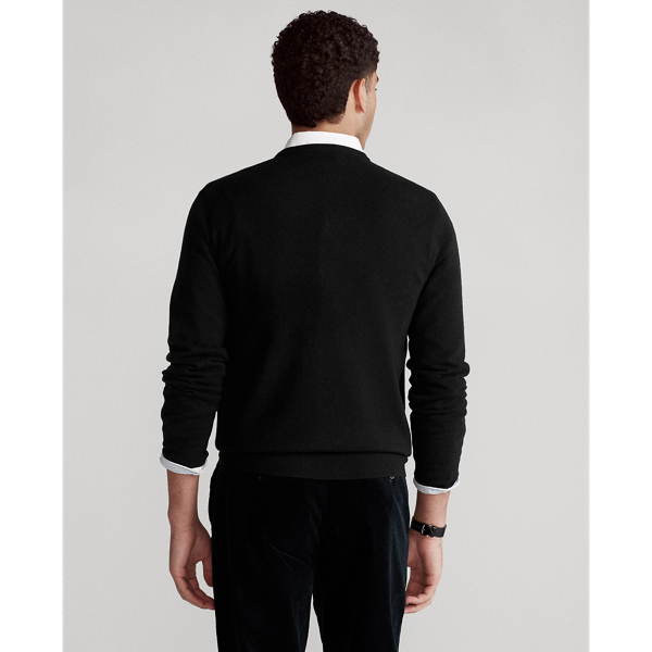 Kaschmirpullover mit Hundemotiv Polo Ralph Lauren in Schwarz multi 5