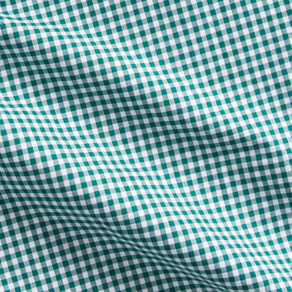 Evergreen/White Custom Fit Gingham Poplin Shirt Polo Ralph Lauren 6
