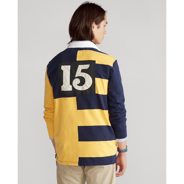 Gold Bugle Multi Classic Fit Kicker Bear Rugby Polo Ralph Lauren 5