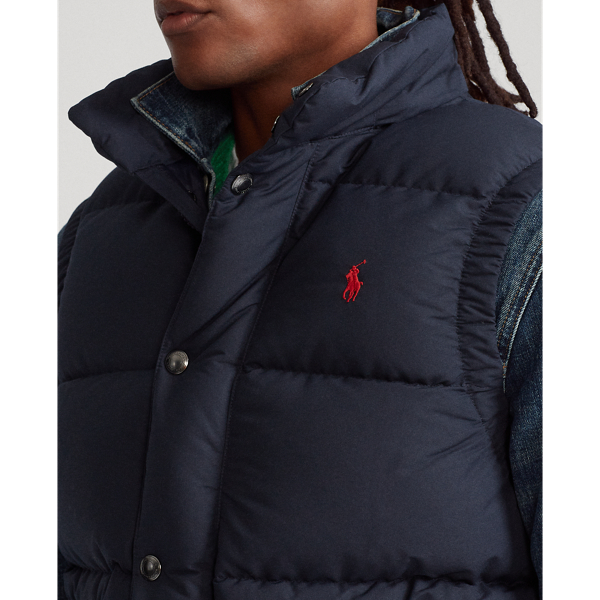 Collection Navy Water-Repellent Down Gilet Polo Ralph Lauren 6