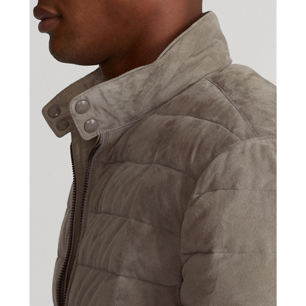 Quilted Suede Jacket for Men | Ralph Lauren® IN