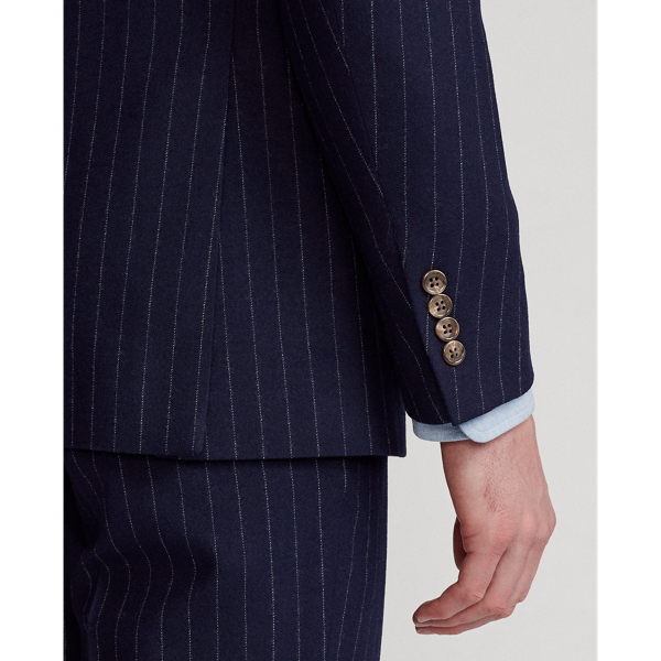Navy/Cream Polo Striped Wool Suit Jacket Polo Ralph Lauren 7