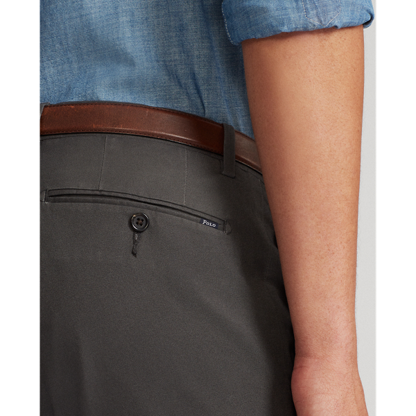 Stretch-Tailored-Slim-Fit Chinohose Polo Ralph Lauren in Pebble Black 6