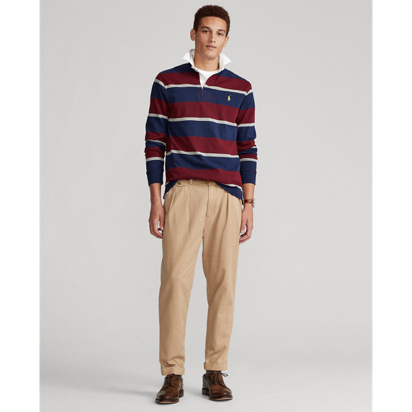 Classic Wine Multi The Iconic Rugby Shirt Polo Ralph Lauren 4