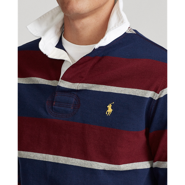 Classic Wine Multi The Iconic Rugby Shirt Polo Ralph Lauren 6