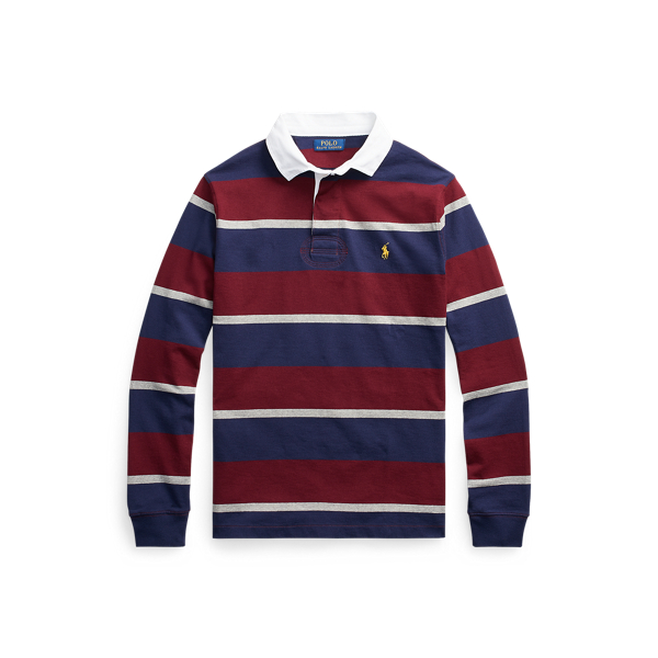 Classic Wine Multi The Iconic Rugby Shirt Polo Ralph Lauren 2
