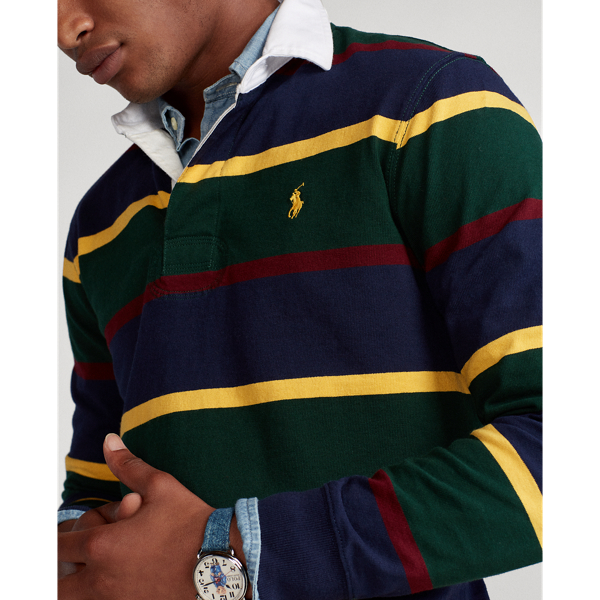 College Green Multi The Iconic Rugby Shirt Polo Ralph Lauren 5