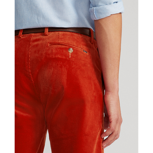 Stretch Straight Corduroy Pant Polo Ralph Lauren em Sportsman Orange 5
