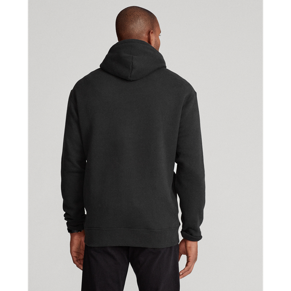 Black Duffel Bear Fleece Hoodie Big & Tall 5