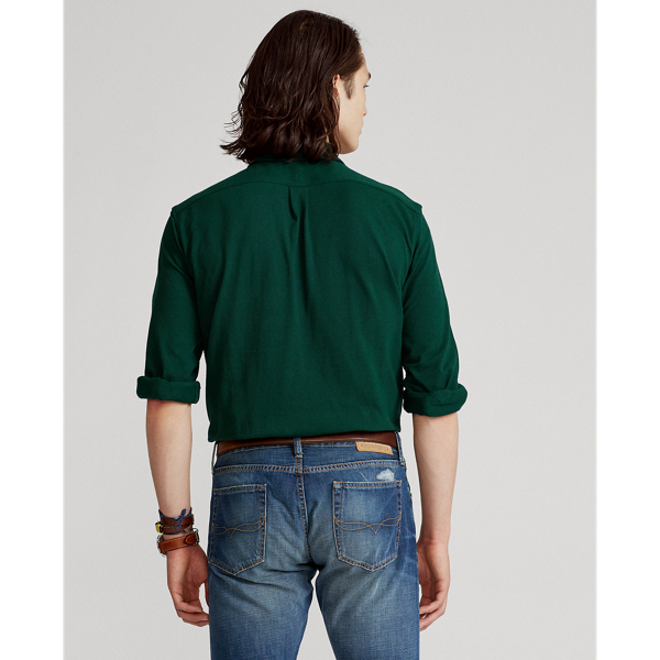 College Green Featherweight Mesh Shirt Polo Ralph Lauren 5